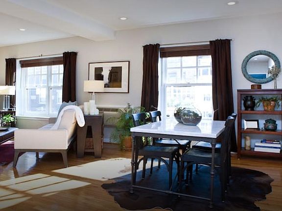 open floor plan for living space and dining