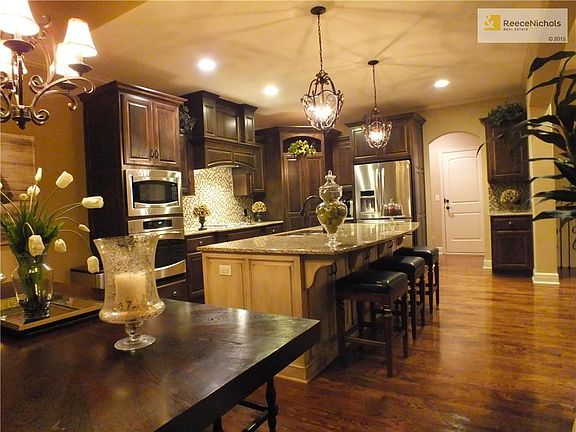 Open design makes this elegant home perfect for entertaining.