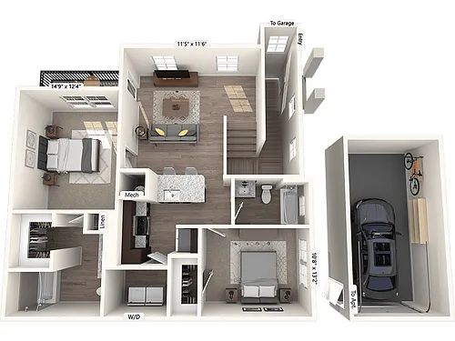 Floor plan B1-1095