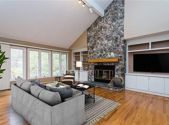 Family Room Virtually Staged.