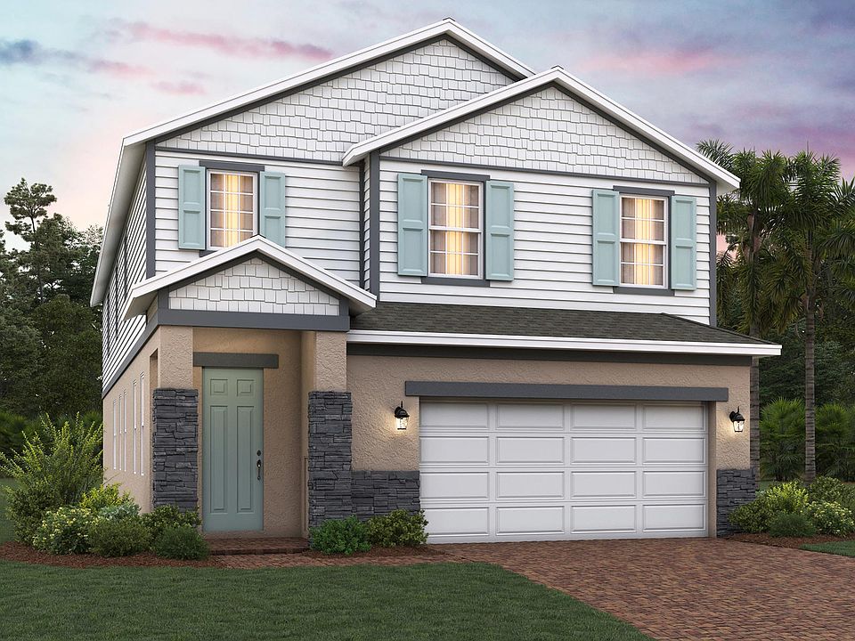 Wekiva elevation 3 with optional stone