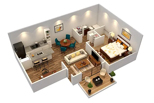 Floor plan The Sand Dollar
