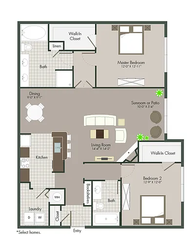 Floor plan B3