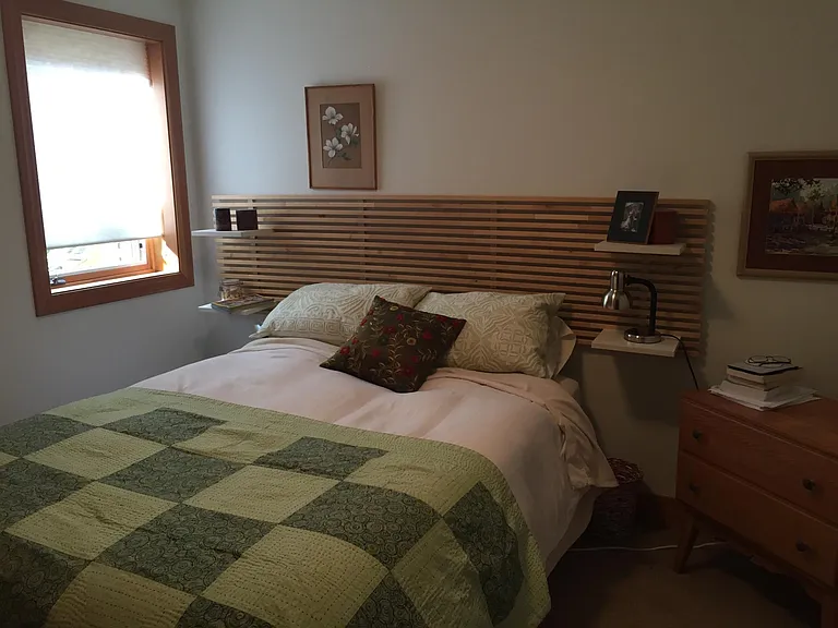 Bedroom 2 down stairs (3rd bedroom being used for storage)