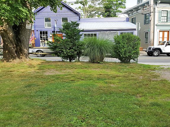 Front yard facing Water St. (Rt 215)