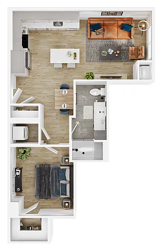 Floor plan A22