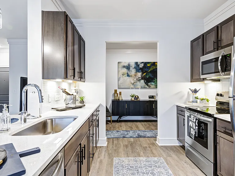 Enjoy sleek finishes and thoughtful details