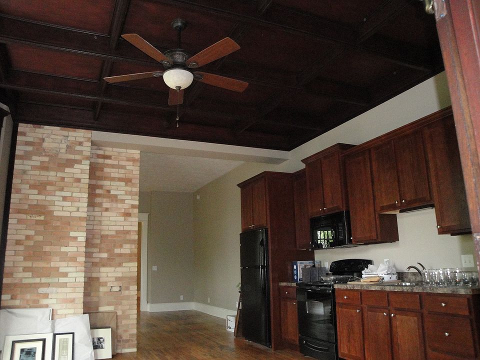 kitchen facing living room