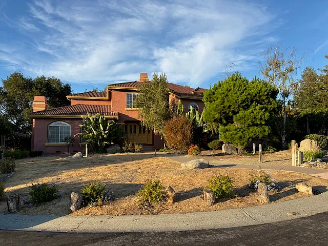Front lawn area in dry season mode. 
Tenant wants to save on water bill. - 27751 Stirrup Way