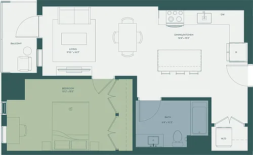 Floor plan A8