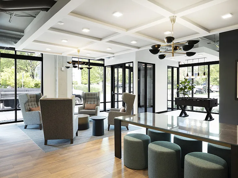 Modern, warm, sophisticated