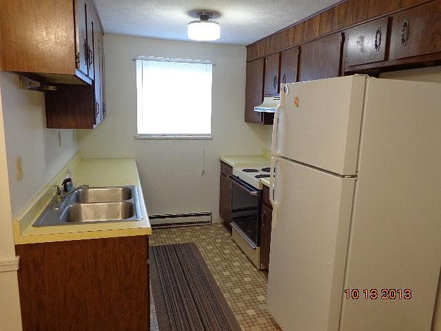 Kitchen next to dining area