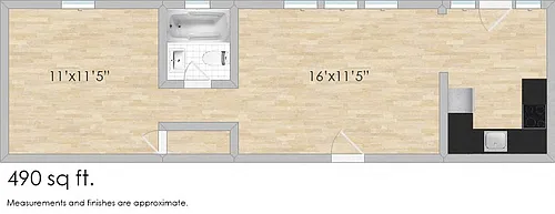 Floor plan 804 Harrison H