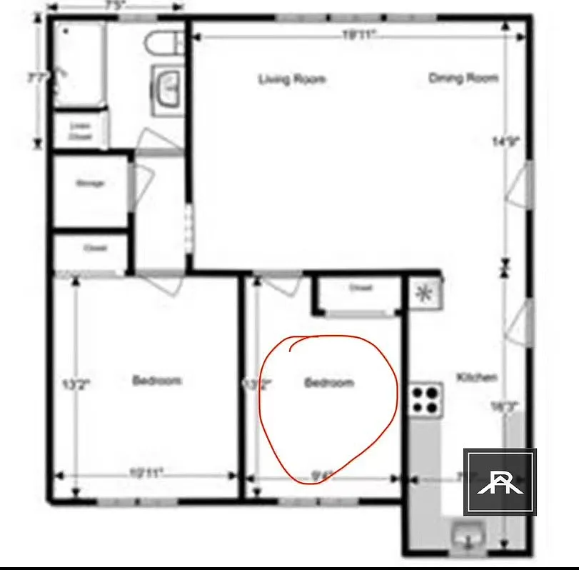Studio, 1.0 bath, 830 sqft, $1,588 — Photo 2