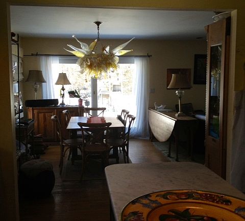 Kitchen to dining