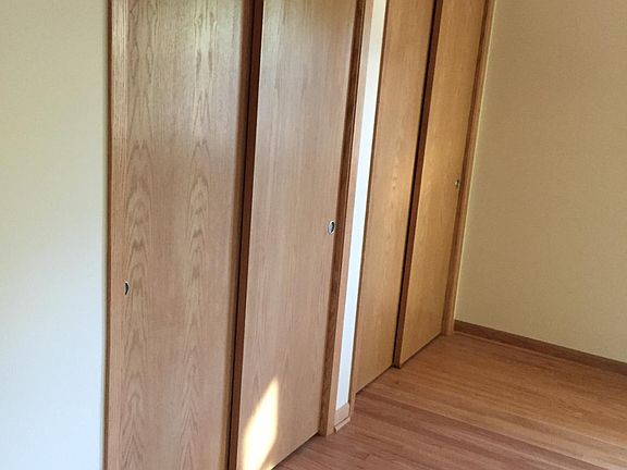 Master bedroom double closet