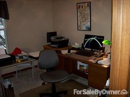 bedroom converted office