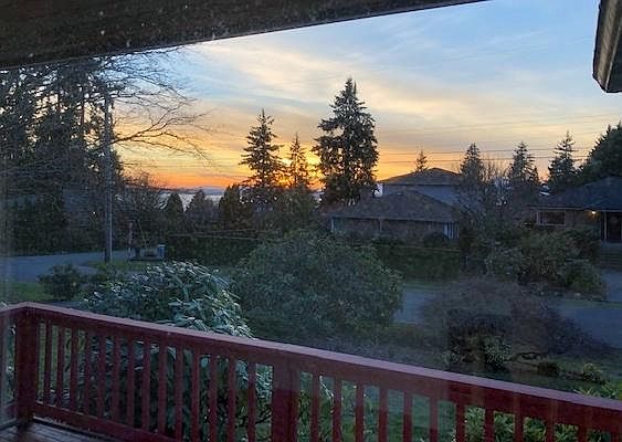 Westerly view from your deck and living room.