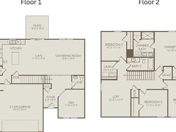 Floor Plan Level 1 Level 2