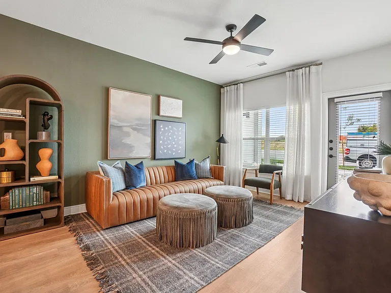 Spacious Living Room with Balcony/Patio Access
