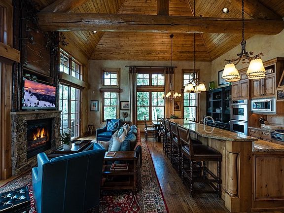 Kitchen and hearth room