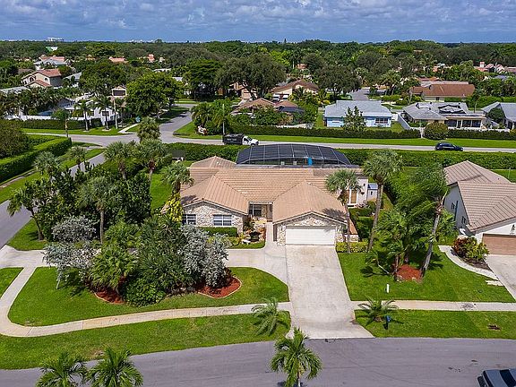 Lush tropical landscaping