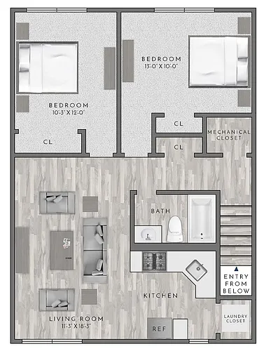 Floor plan B2 - Bunt II