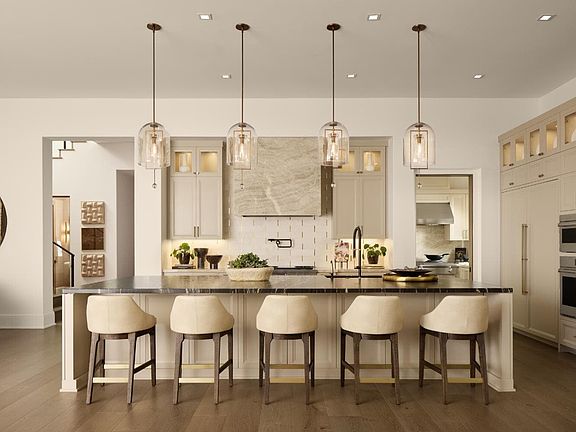 A photo of the Kitchen in the Solana model residence at Vista in Orchard Hills.