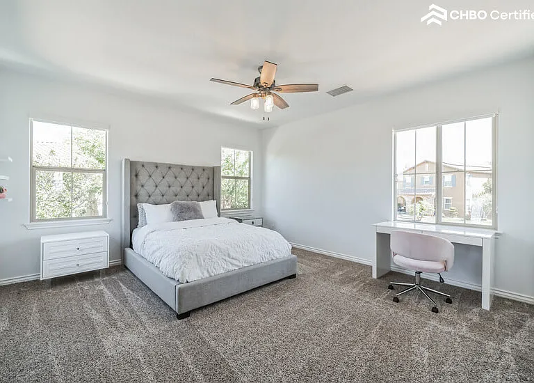 Second Master Bedroom w/ work station and attached Bathroom