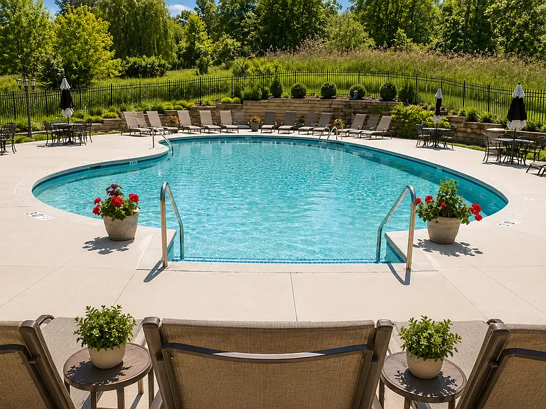 Abbey Ridge Court private pool