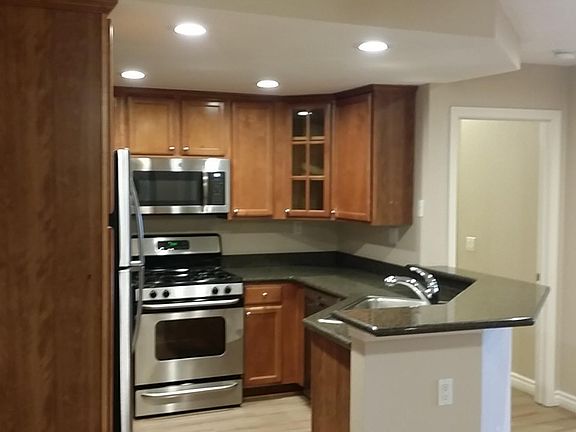 Kitchen with LED Lights and Dimmer Switches