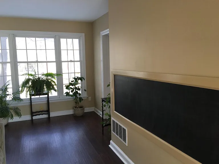 bonus room on main level connects to yard