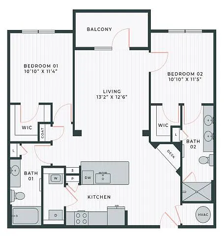 Floor plan The Peri