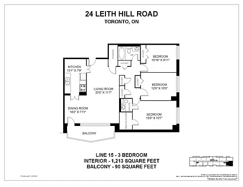 Floor plan 3 Bedroom