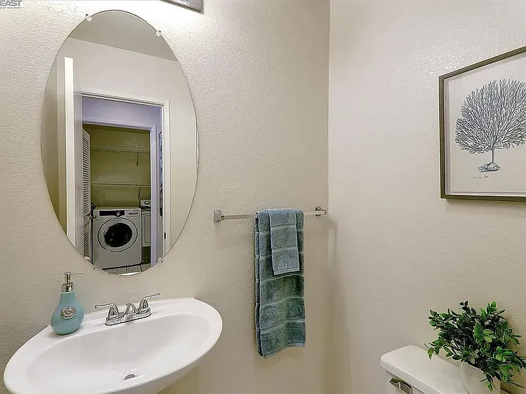 powder room downstairs