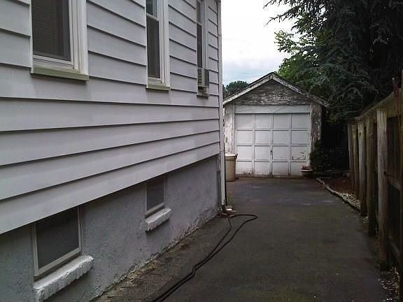 Garage View from Driveway