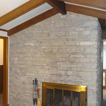 Stone Fireplace