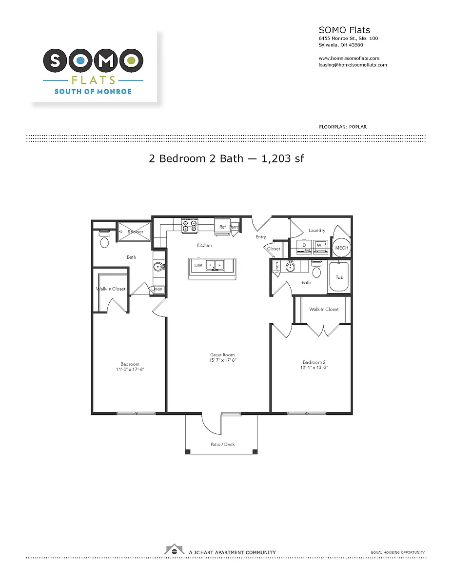 Floor plan Poplar 2.2 (D11)