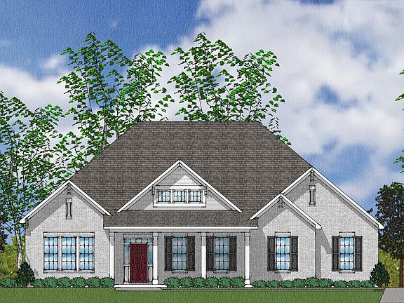 The Holmes Elevation B Side Entry