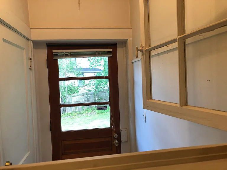 door off kitchen leading to the backyard