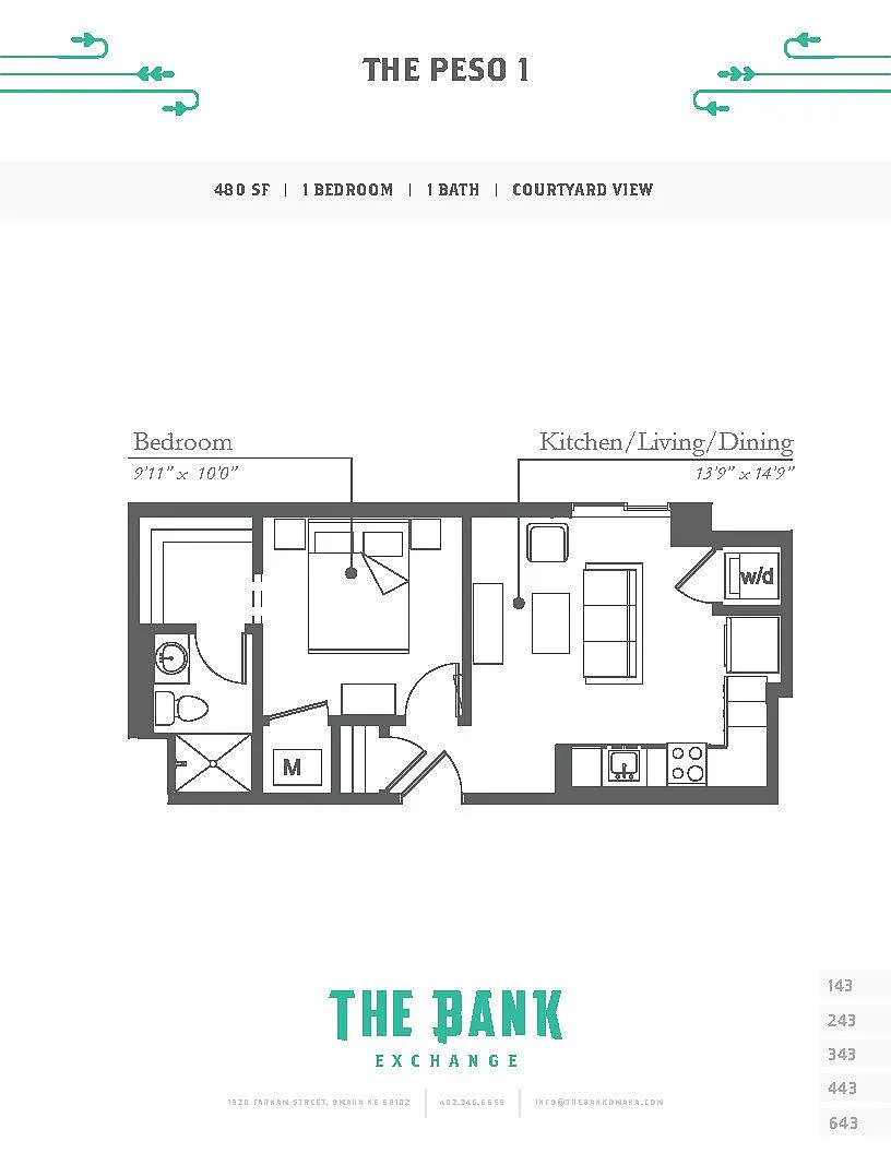 Floor plan The Peso