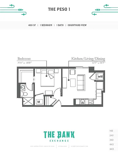 Floor plan The Peso
