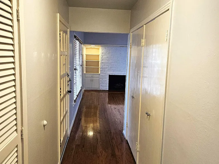 Hallway Linen Closet and Double Closets
