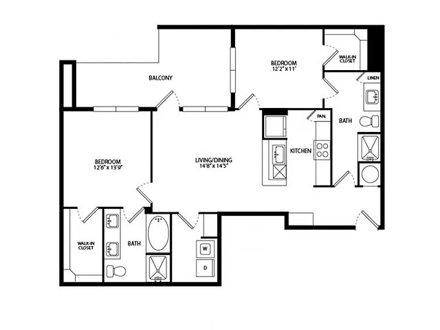 Floor plan B3B