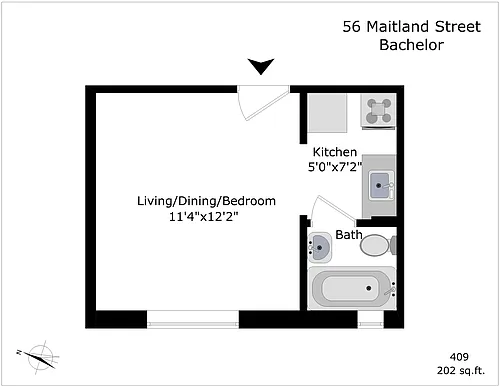 Floor plan 50016B-409