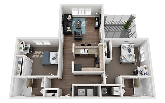 Floor plan 2X2