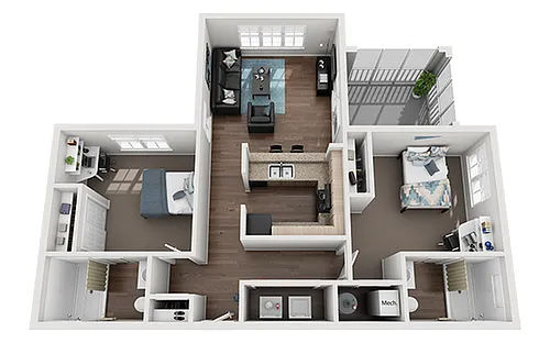 Floor plan 2X2