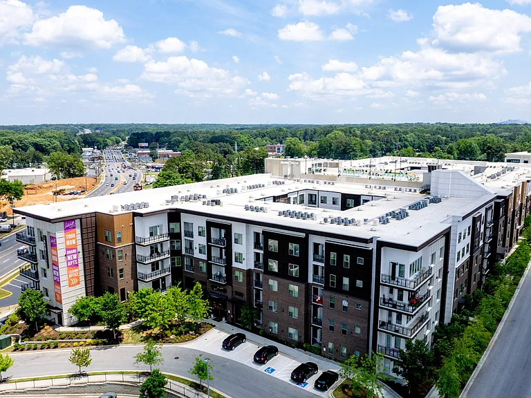 Aerial Shot of Entire Building