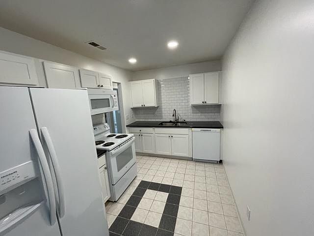 Living room and kitchen