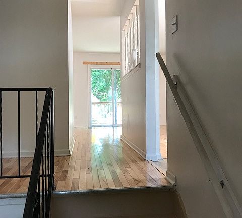 Hardwood floors in main living room